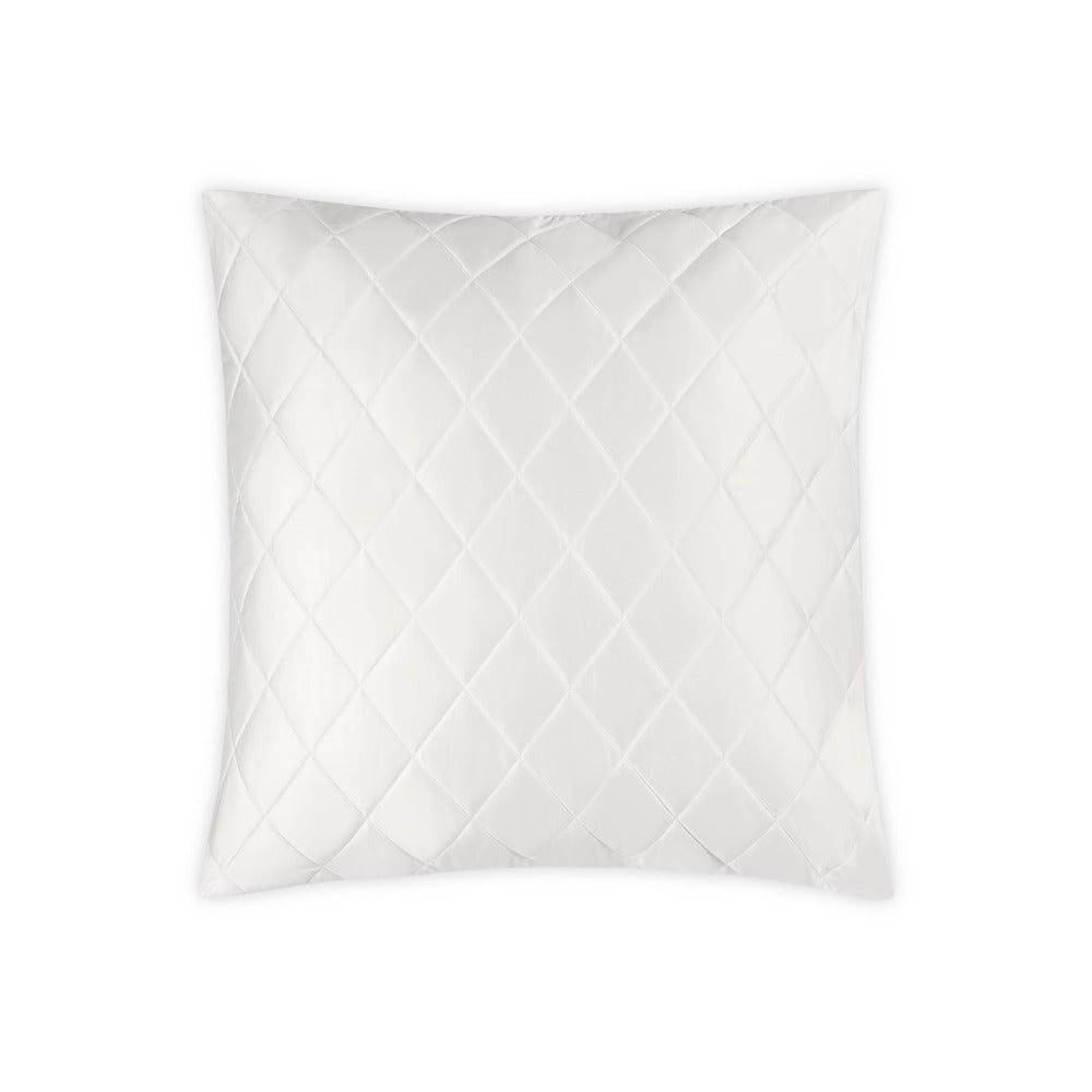 Nocturne Quilt Sham Bone Quilted Euro 