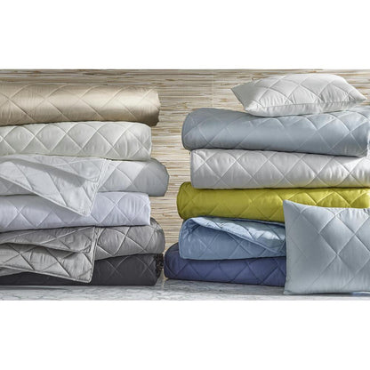 Nocturne Quilt Sham Bone Quilted Standard 2