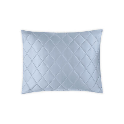 Nocturne Quilt Sham Hazy Blue Quilted Standard 
