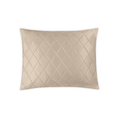Nocturne Quilt Sham Khaki Quilted Standard 