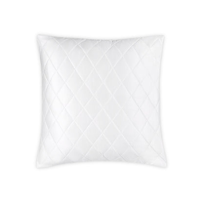 Nocturne Quilt Sham White Quilted Euro 