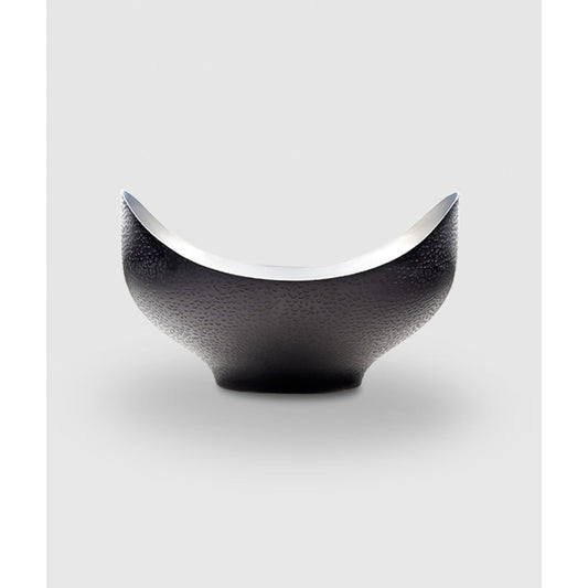 Northstar Crescent Bowl with Black Nickel 8" x 4 3/4" by Mary Jurek Design 
