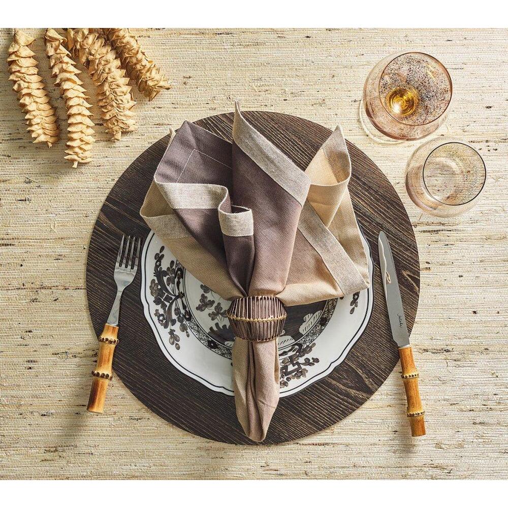 Oak Placemat - Set of 4 Bark by Kim Seybert 1