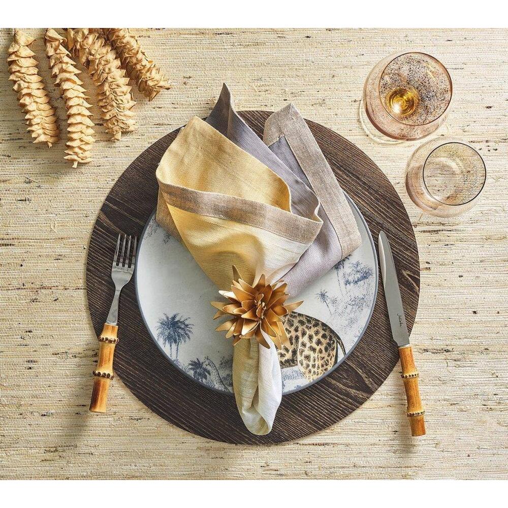 Oak Placemat - Set of 4 Bark by Kim Seybert 2