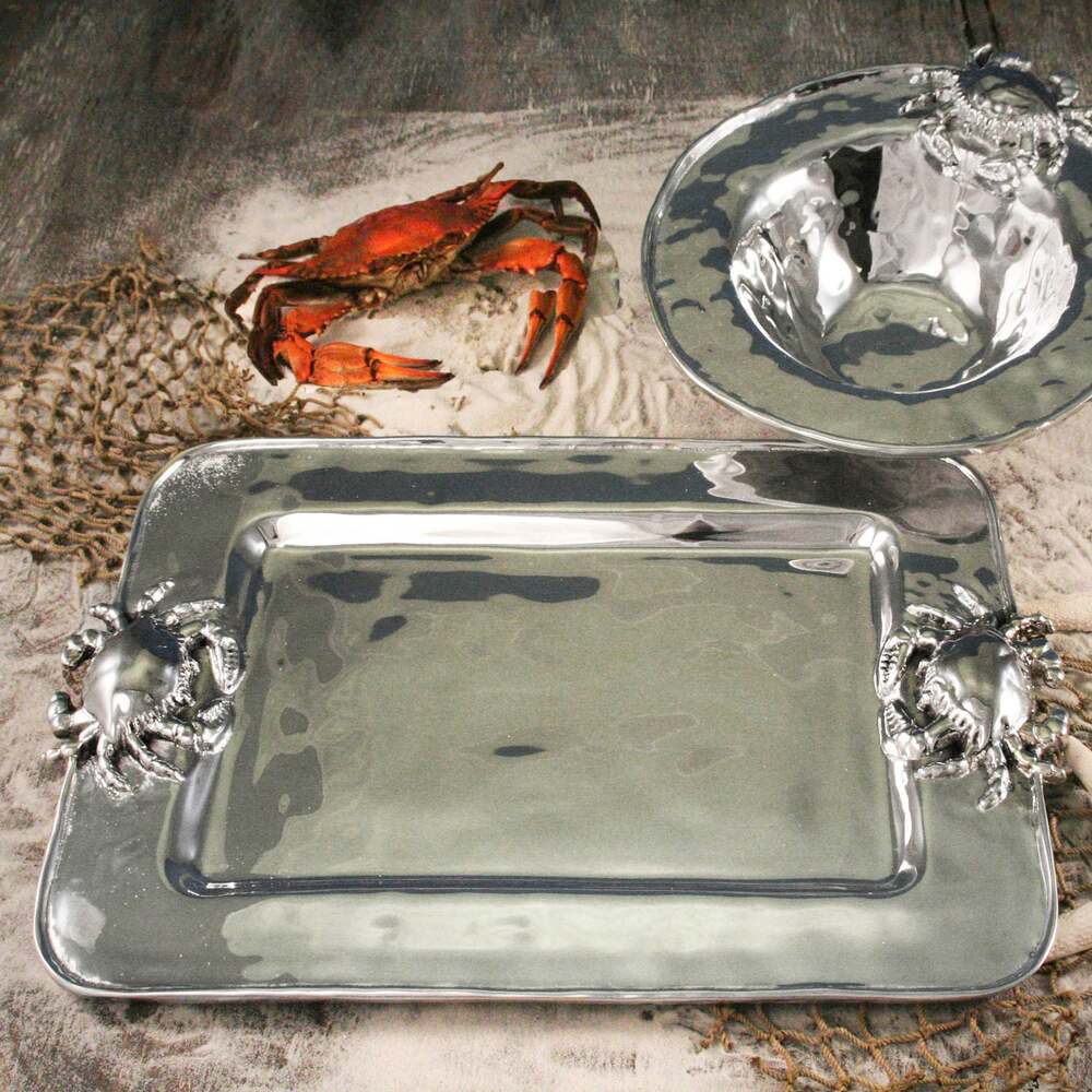 Ocean Crab Rectangular Platter (Medium) by Beatriz Ball 2