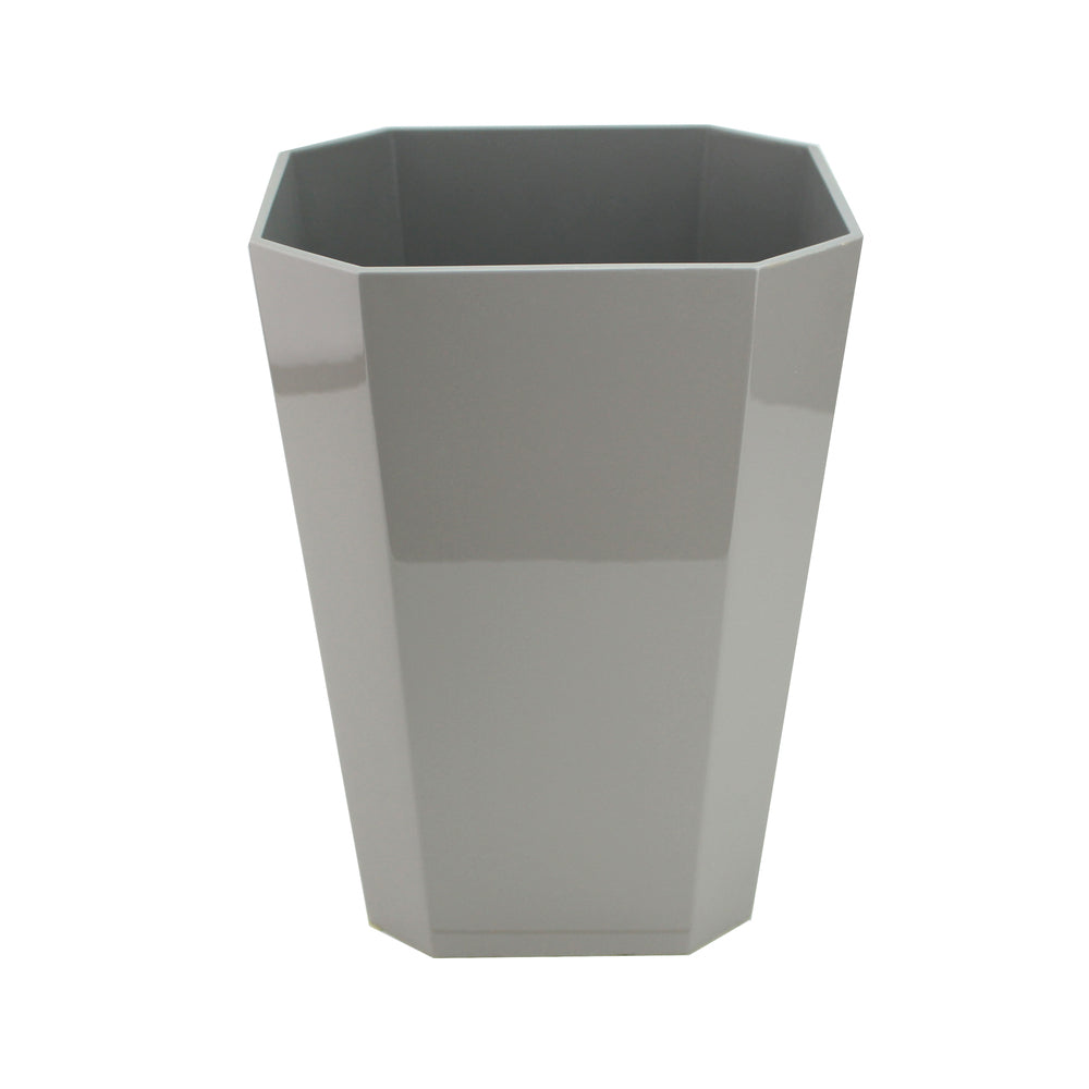 Octagonal Lacquer Bin - Chiffon Grey by Addison Ross