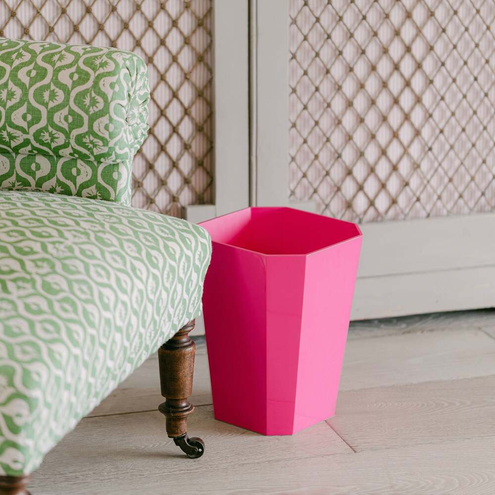 Octagonal Lacquer Bin - Watermelon by Addison Ross Additional Image-2