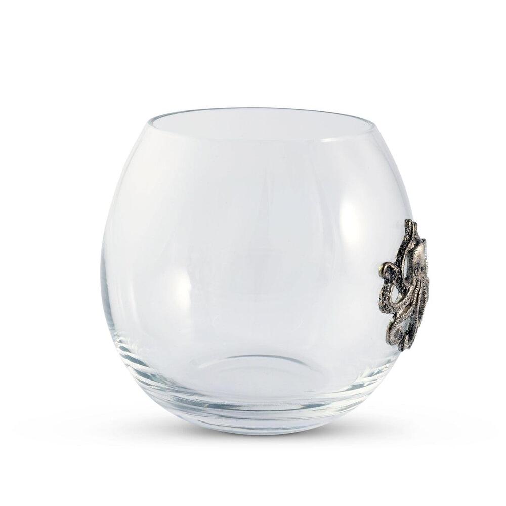 Octopus Stemless Wine Glass by Vagabond House 2