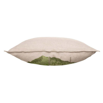 Okavango Green Embroidered Pillow by Ngala Trading Company Additional Image - 3