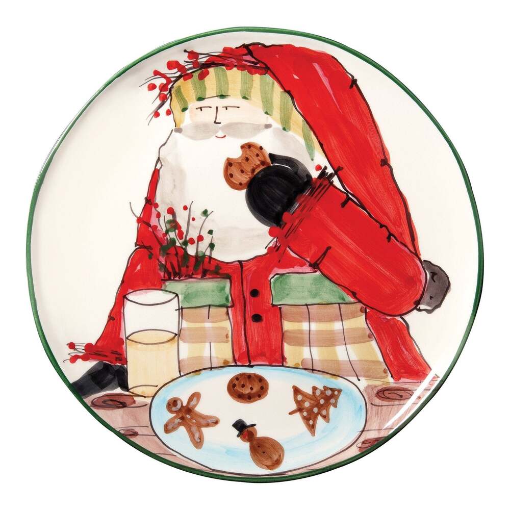 Old ST. Nick Cookie Platter by VIETRI 