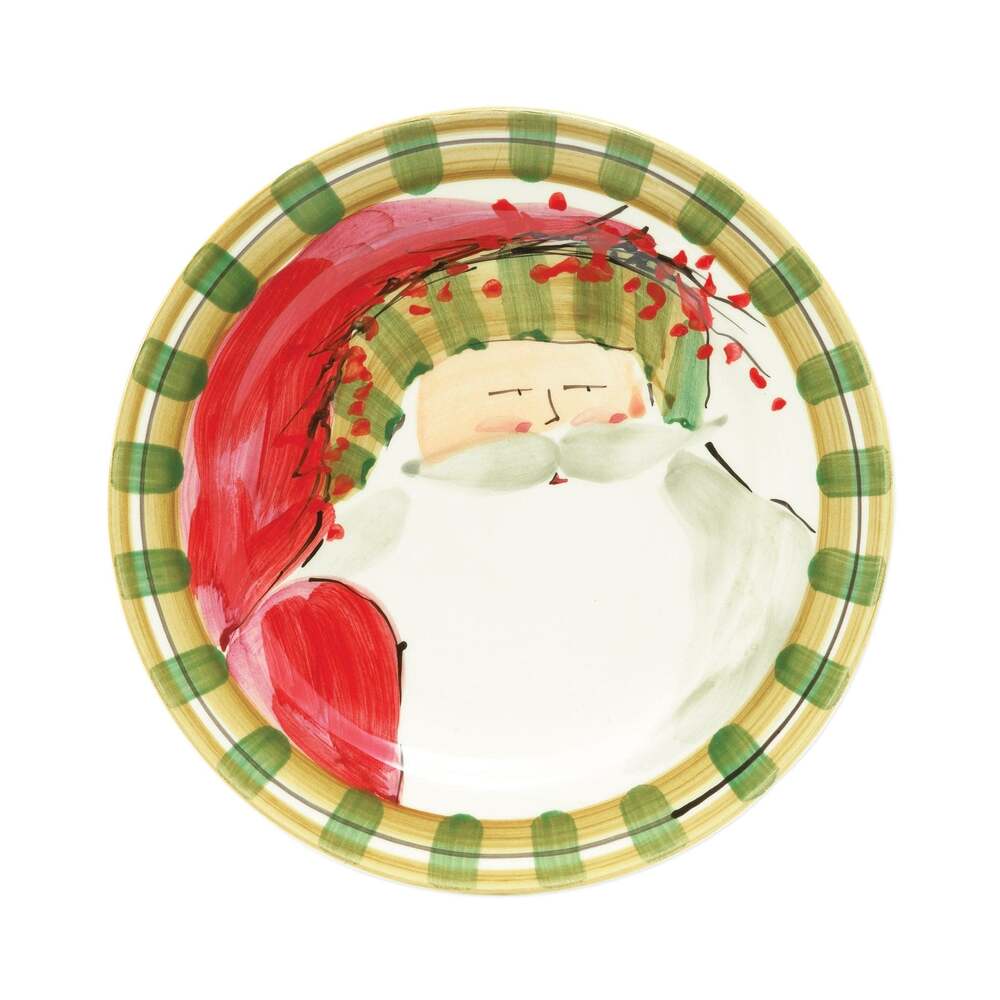 Old ST. Nick Dinner Plate by VIETRI by Additional Image -1