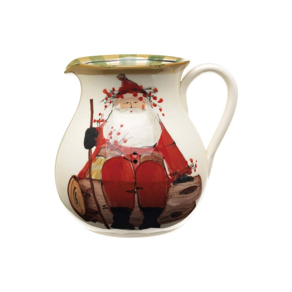 Old ST. Nick Round Body Pitcher by VIETRI 