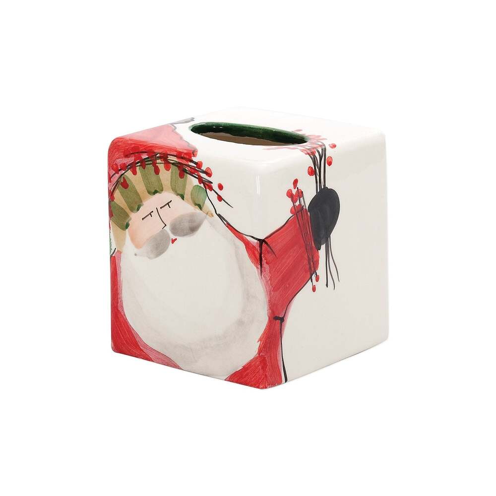 Old ST. Nick Tissue Box by VIETRI 