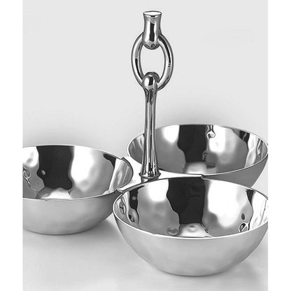 Omega 3-Bowl Snack Set with Ring by Mary Jurek Design Additional Image -1