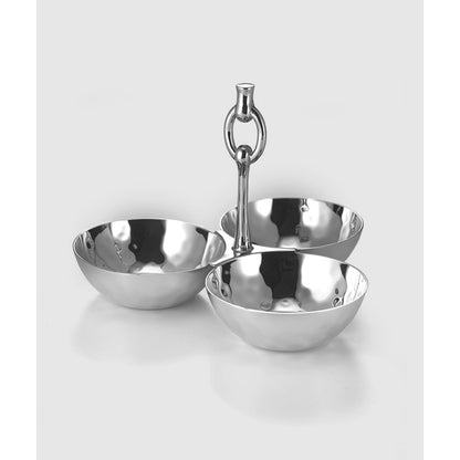 Omega 3-Bowl Snack Set with Ring by Mary Jurek Design 