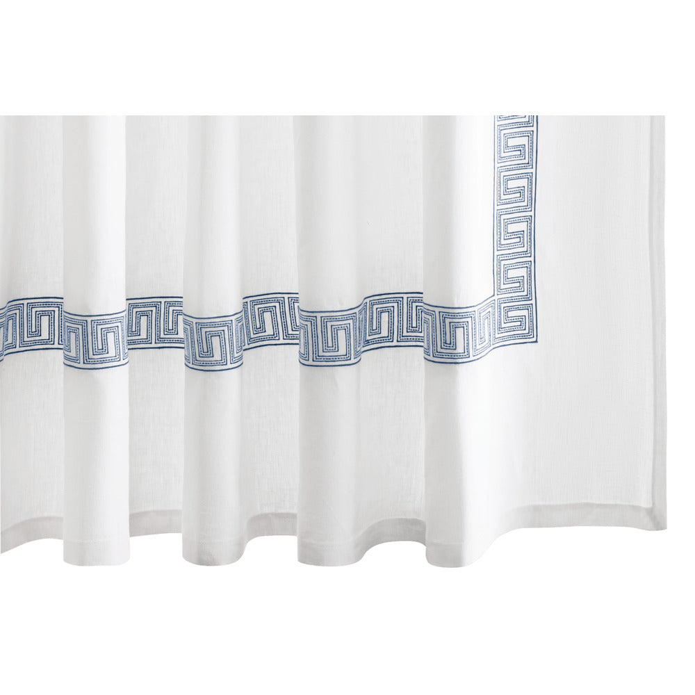 Ophelia 72" W x 72" L Shower Curtain Indigo 