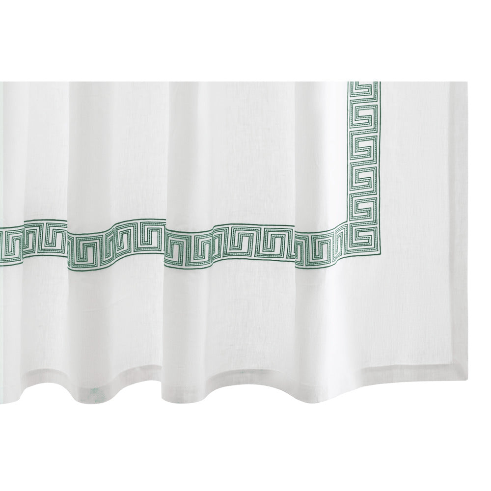 Ophelia 72" W x 72" L Shower Curtain Jade 