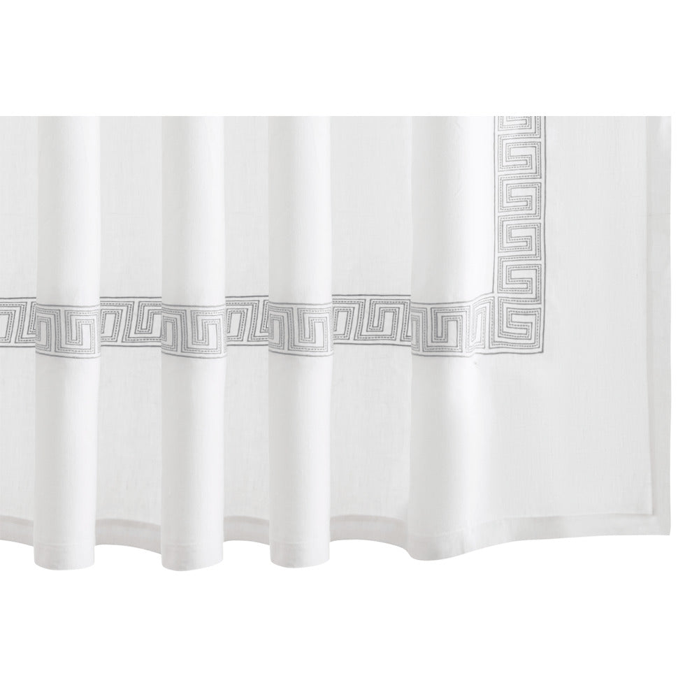 Ophelia 72" W x 72" L Shower Curtain Sterling 