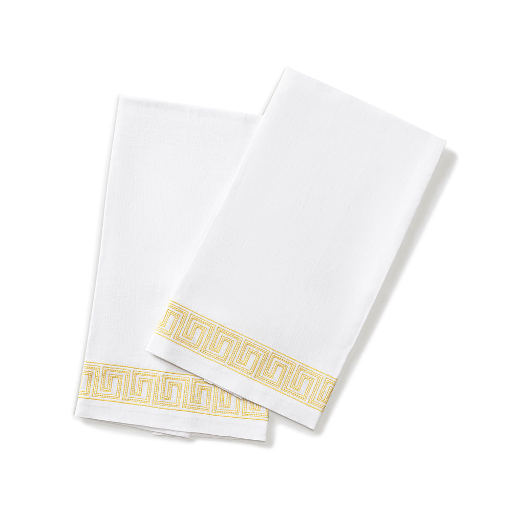 Ophelia Guest Towels set of 2 Lemon 