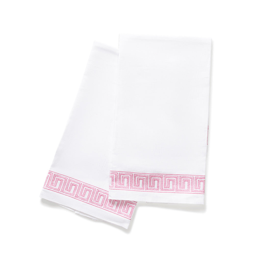 Ophelia Guest Towels set of 2 Peony 