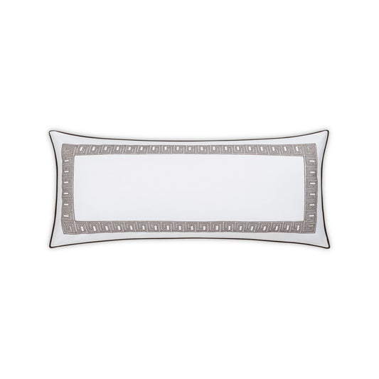 Ophelia Pique Lumbar Pillow Cover Mocha 