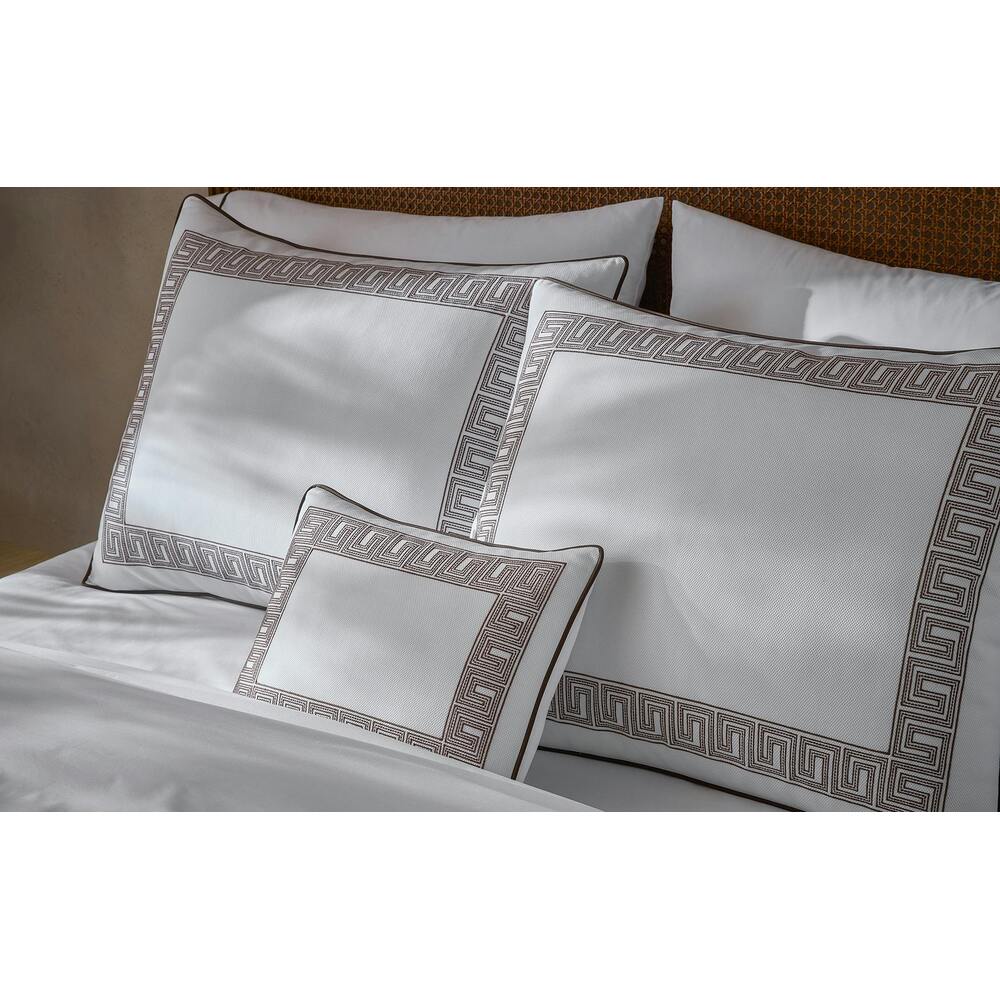 Ophelia Pique Sham Mocha Standard 5