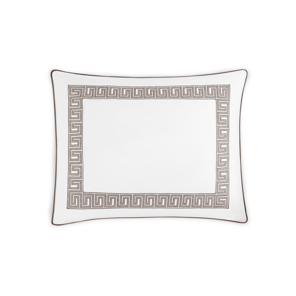 Ophelia Pique Sham Mocha Standard 