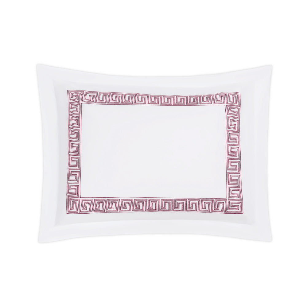 Ophelia Sham Red Standard 