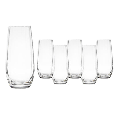 Optic Water Glass, 350 ml - Set of 6 Glasses by Moser 