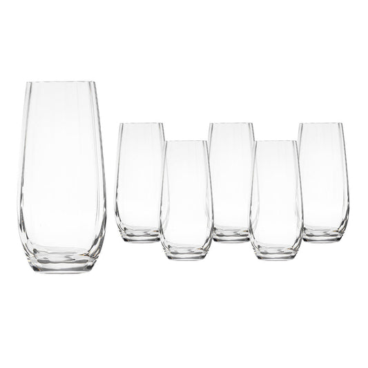 Optic Water Glass, 350 ml - Set of 6 Glasses by Moser 