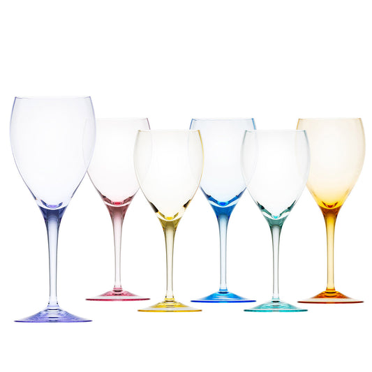 Optic Wine Glass, 350 ml - Set of 6 Pieces by Moser 