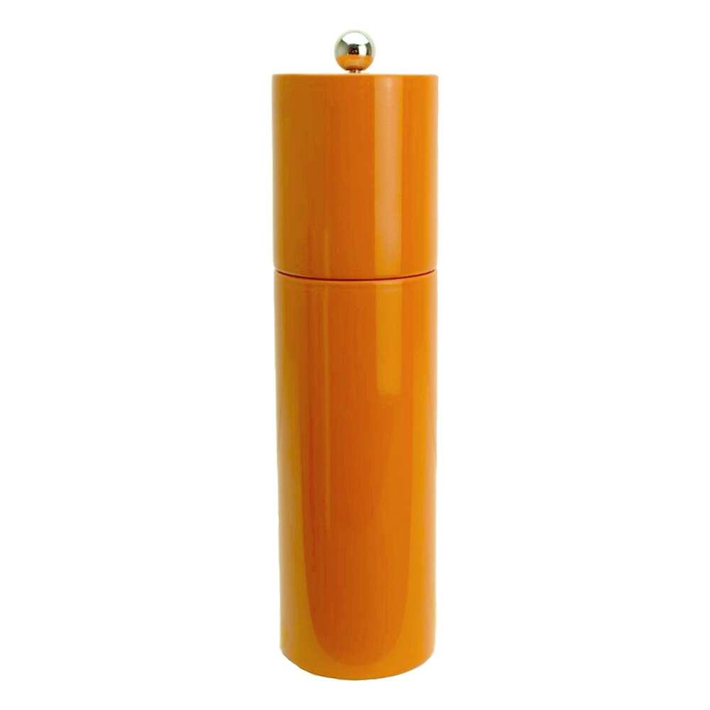 Orange Round Column Salt or Pepper Grinder 24cm by Addison Ross
