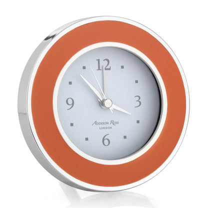 Orange & Silver Alarm Clock by Addison Ross