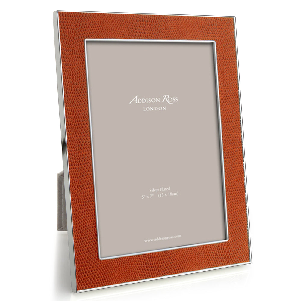 Orange Snake & Silver Picture Frame 24mm by Addison Ross Additional Image-3