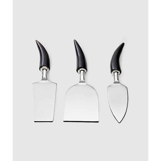 Orion Cheese Set with Buffalo Horn by Mary Jurek Design 
