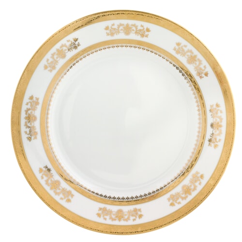 Orsay White Dinner Plate by Philippe Deshoulieres 