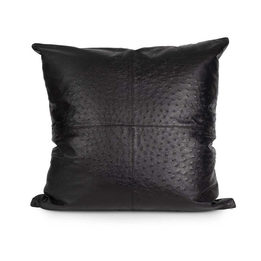 Ostrich Leather Pillow by Ngala Trading Company