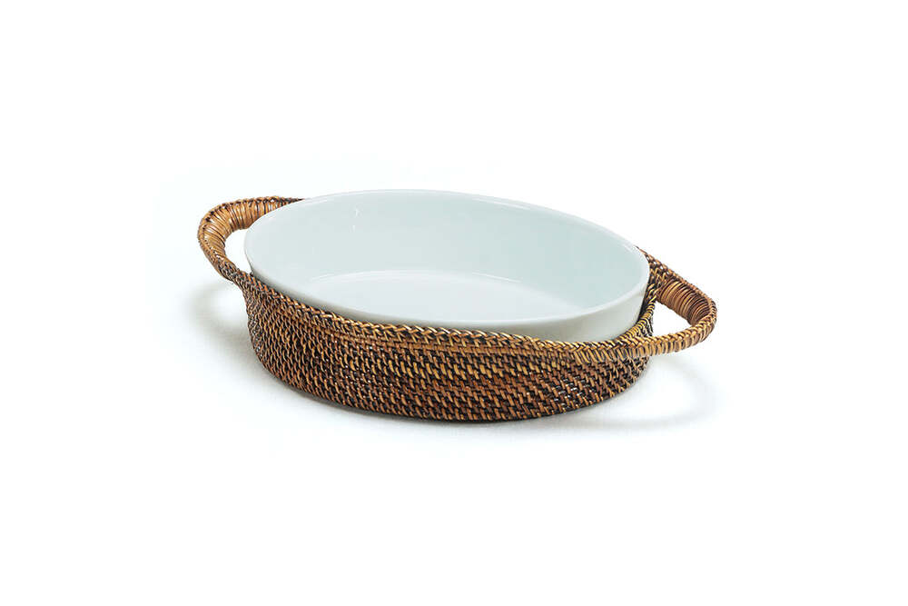 Oval 1Qt Casserole Serving Basket by Calaisio 