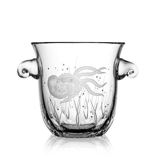 Pacifica Clear Ice Bucket by Varga Crystal 