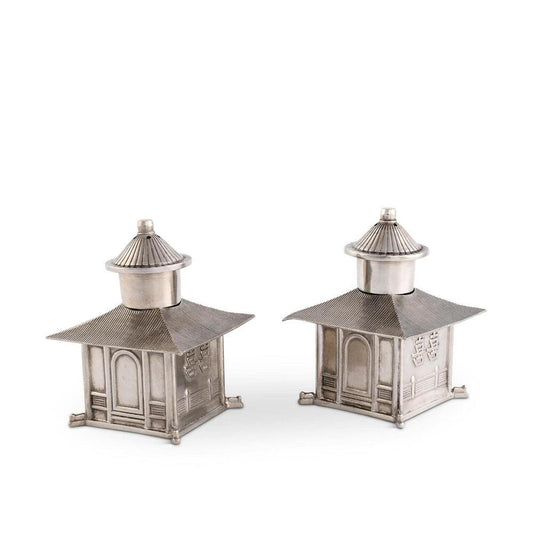 Pagoda Salt and Pepper Shaker by Vagabond House 