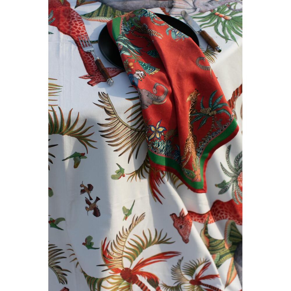 Palm Parade Tablecloth - Cotton - Square by Ngala Trading Company Additional Image - 15