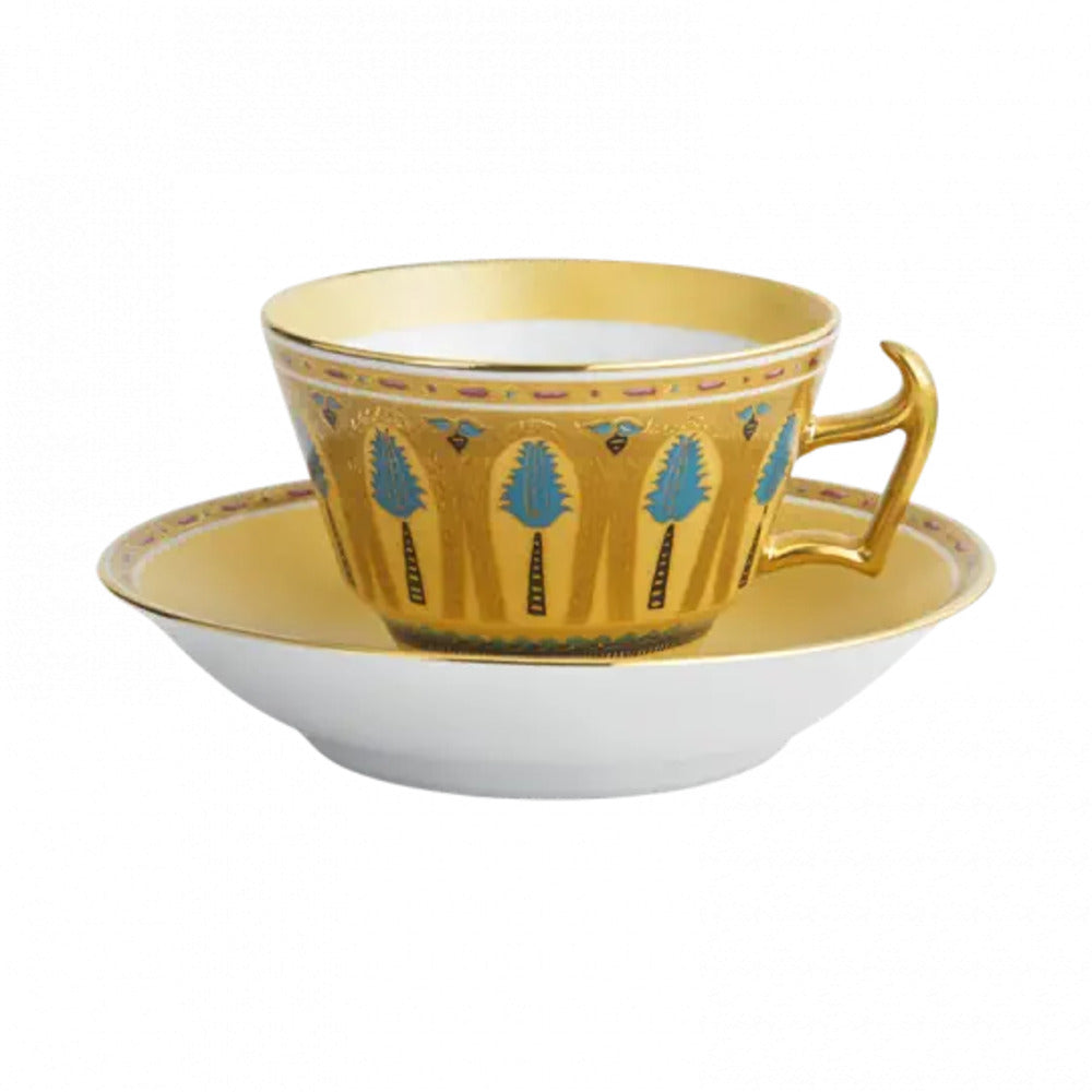 Palma Tea Cup & Saucer by Mottahedeh