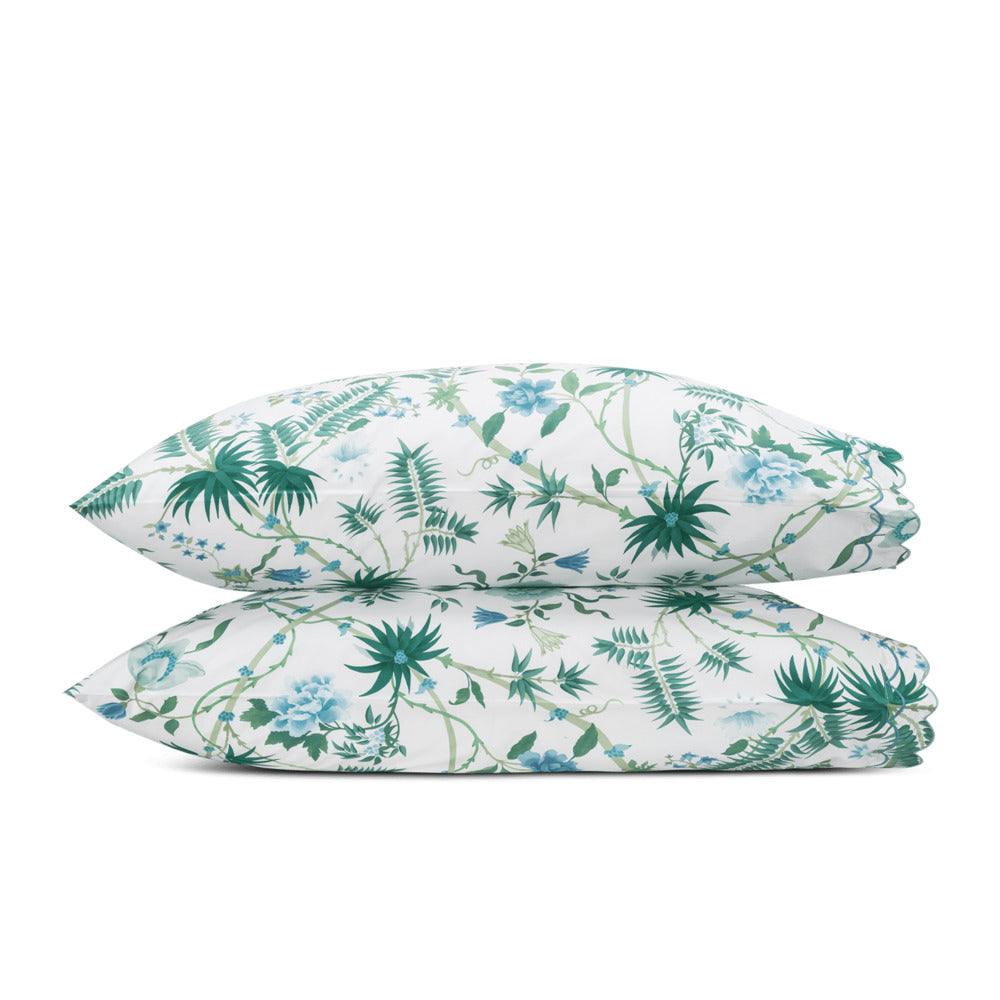 Palmyra Pillowcase Pair Emerald 
