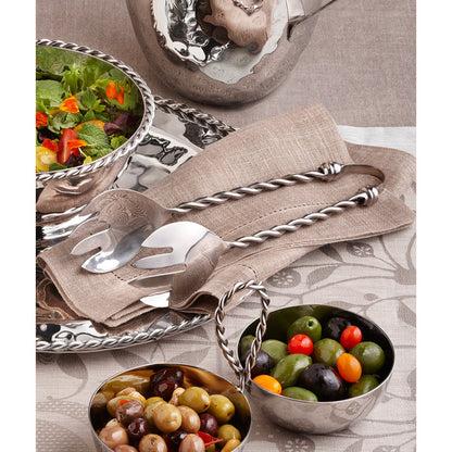 Paloma Serving Tongs with Braided Wire by Mary Jurek Design Additional Image -3