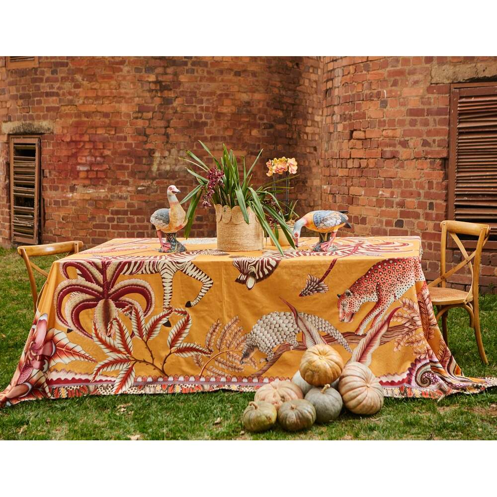 Pangolin Park Tablecloth - Cotton by Ngala Trading Company Additional Image - 18