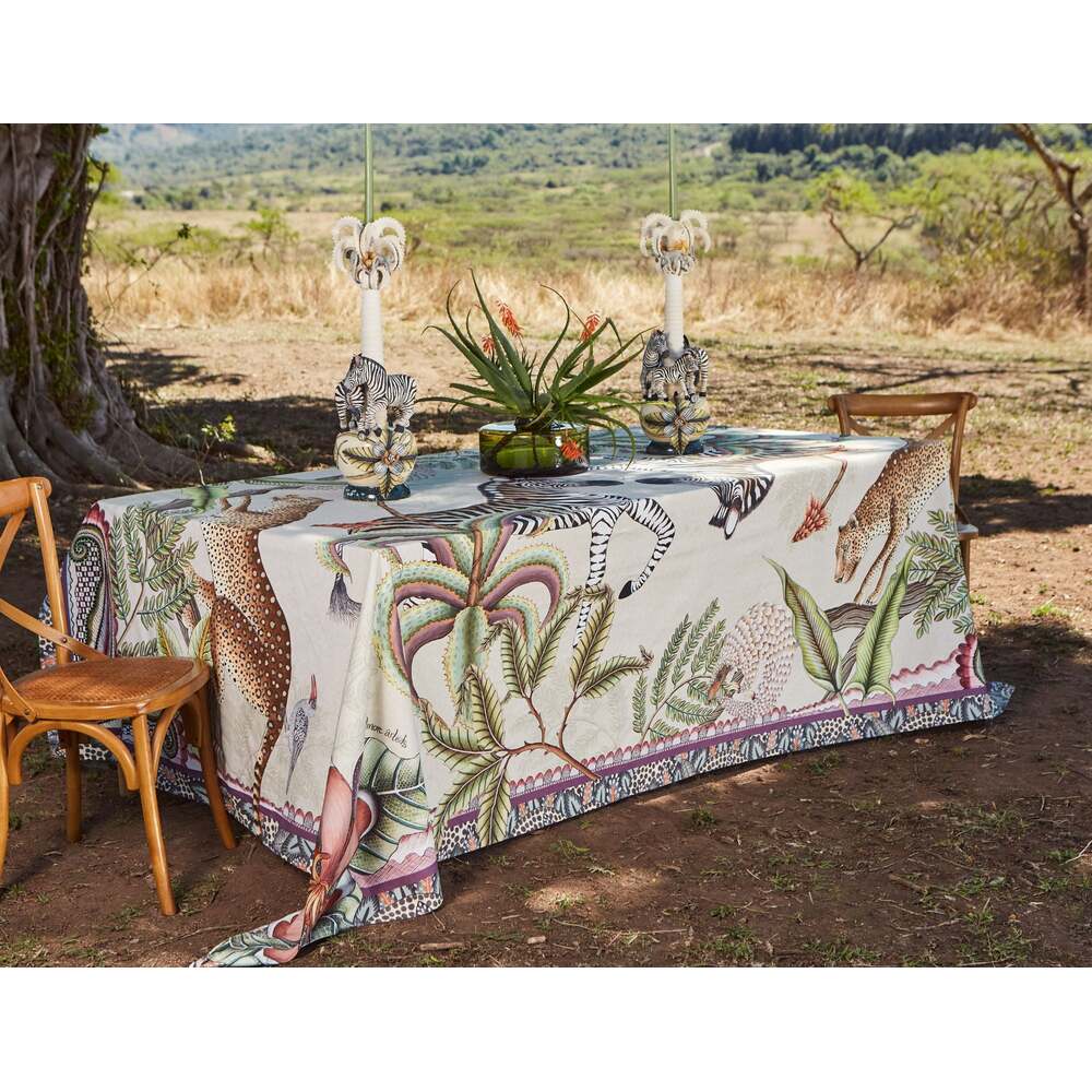 Pangolin Park Tablecloth - Cotton by Ngala Trading Company Additional Image - 49