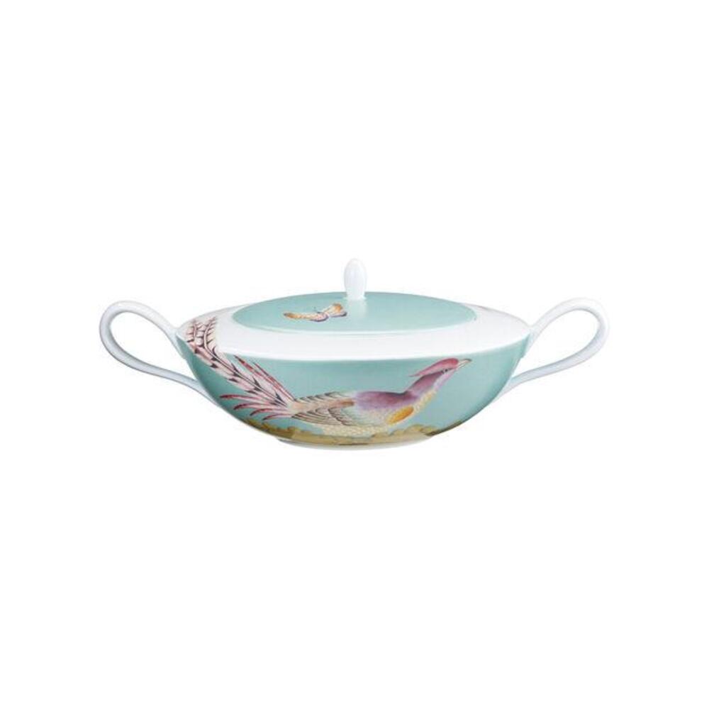 Paradis Turquoise Soup Tureen by Raynaud 