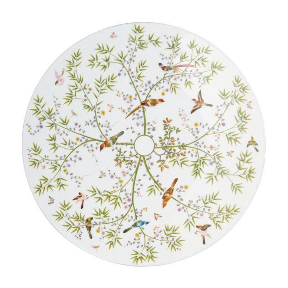 Paradis White Buffet Plate by Raynaud 