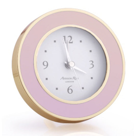 Pastel Pink & Gold Alarm Clock by Addison Ross