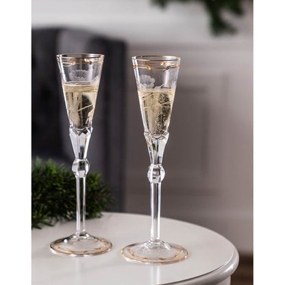 Paula Champagne Glass, 140 ml - Set of 2 Glasses by Moser 1